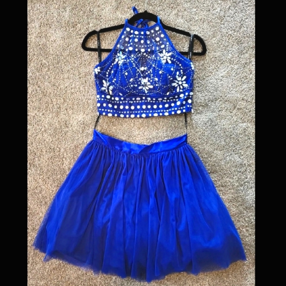 B. Darlin - Royal Blue Formal Dress